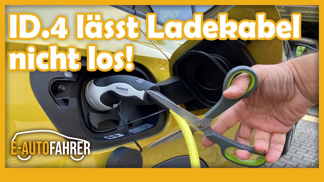 ID.4 lässt Ladekabel nicht los - so funktioniert die Notentriegelung