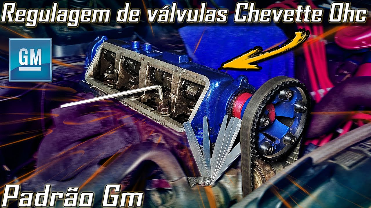 Como regular válvulas Chevette 1.6 e 1.4 e 1.0 no padrão original ? #chevette #chevetteturbo