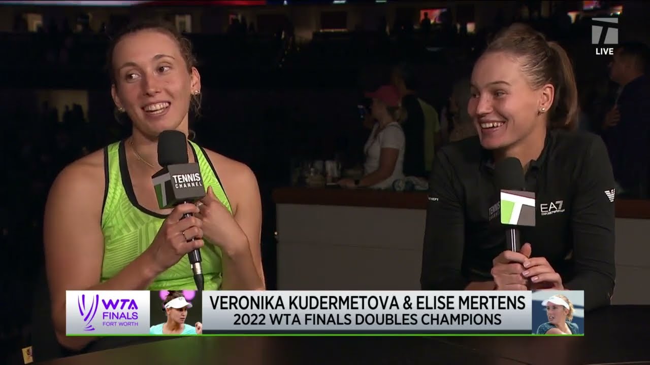 Veronika Kudermetova and Elise Mertens: 2022 WTA Finals Championship Win Interview