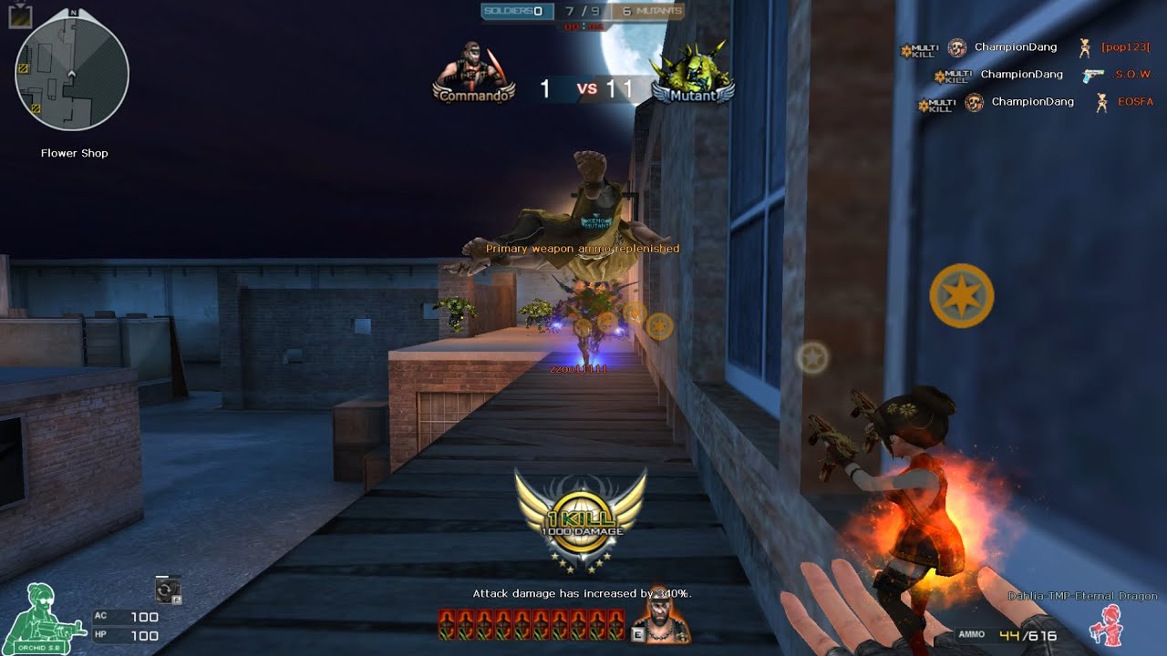 Crossfire West: Multikill With Dahlia TMP-Eternal Dragon Gameplay - Champion Dang