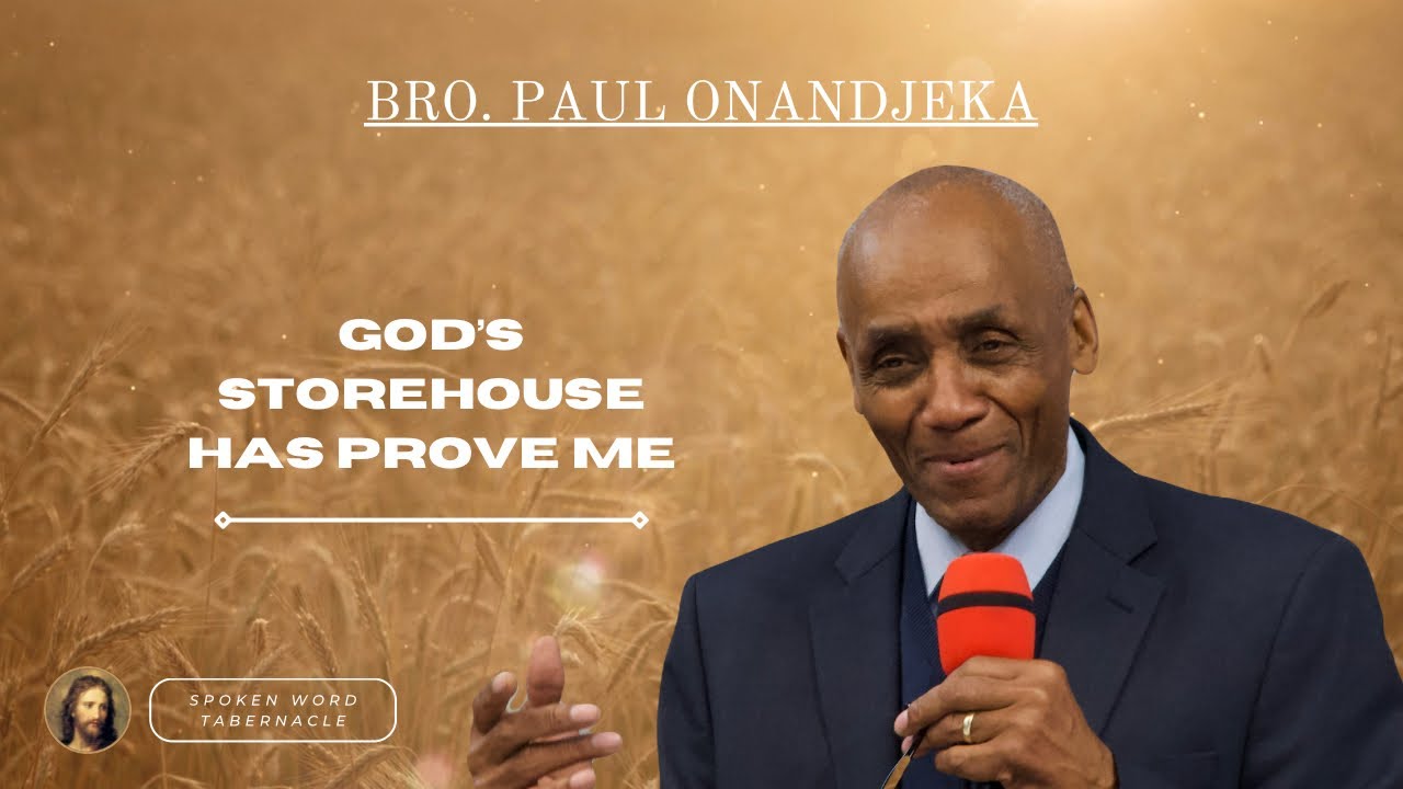 God's Storehouse Prove me - Bro. Glenn Kelly