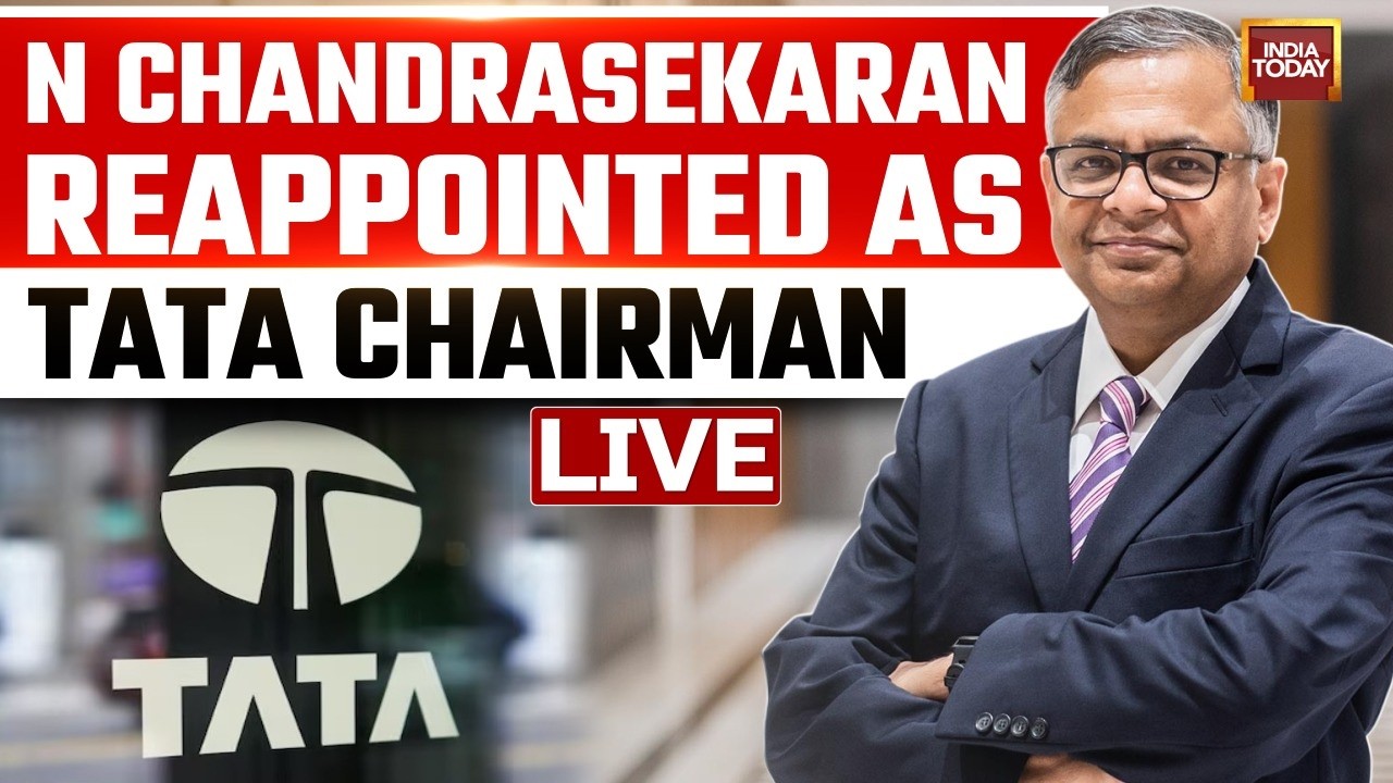 LIVE: N Chandrasekaran Reappointed As Tata Sons Chairman | Given Another 5 Year Term | India Today