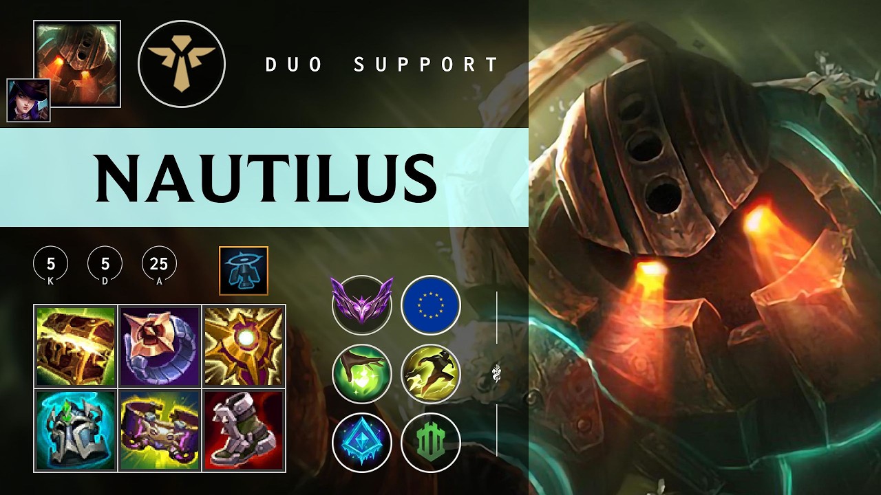 Nautilus Support vs Nami - EUW Master Patch 26.07