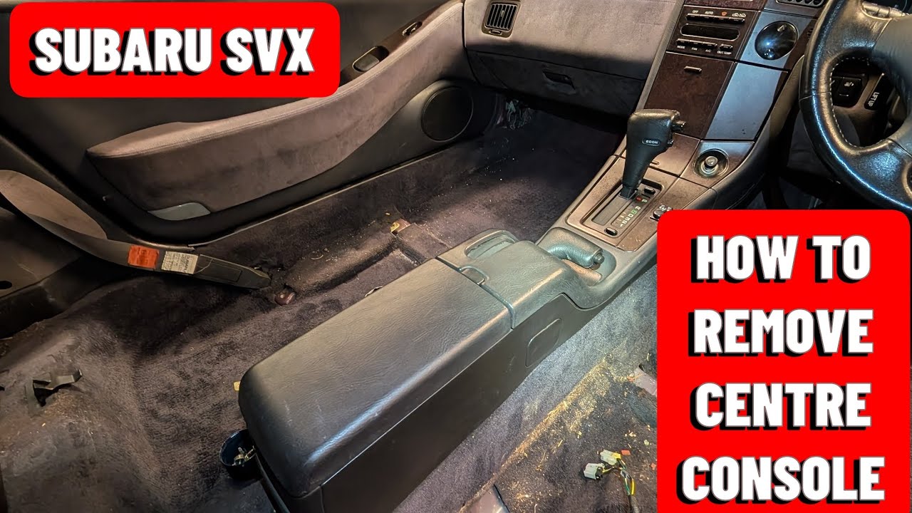 SUBARU SVX EG33- HOW TO REMOVE THE CENTRE CONSOLE