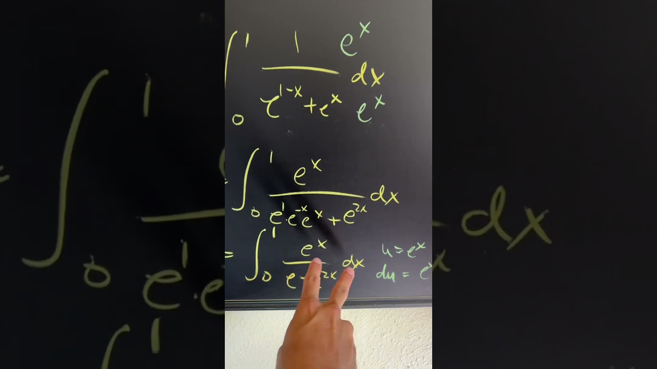Хитрая задача на интегрирование по правилу короля #математика #математика #исчисление #интеграл