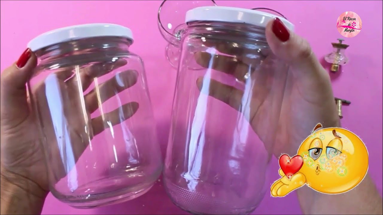 ❤️ 4️⃣ IDEAS para RECICLAR TARROS de CRISTAL y Decorar tu Casa