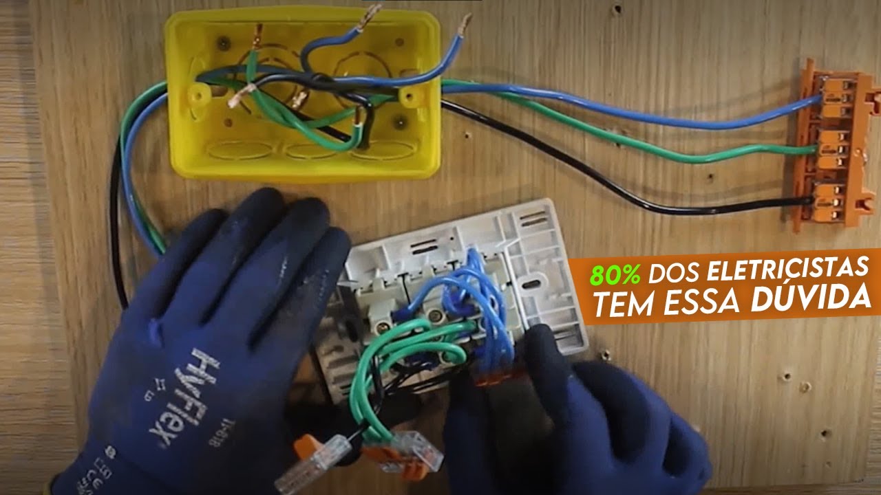Tomada TRIPLA + Conector WAGO Cabe na caixa 4X2?