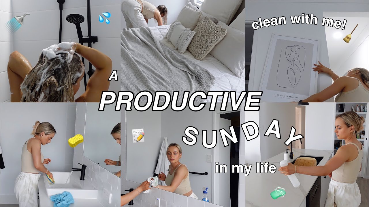 A PRODUCTIVE SUNDAY IN MY LIFE | CLEAN WITH ME! Conagh Kathleen