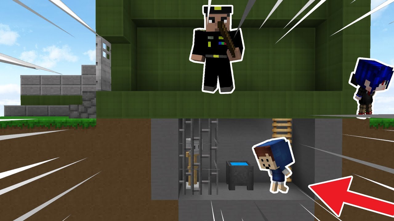 ซ่อนแอบในค่ายทหาร!! หนีท่านพลเอกประหยัดโครตโหด! ปวดหัวเลย555 (Minecraft ซ่อนแอบ)