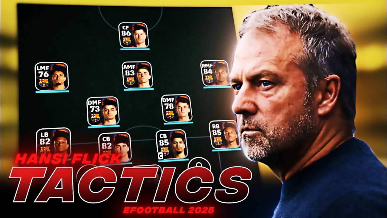 Почему тактика Ханси Флика в eFootball 2025 просто безумна