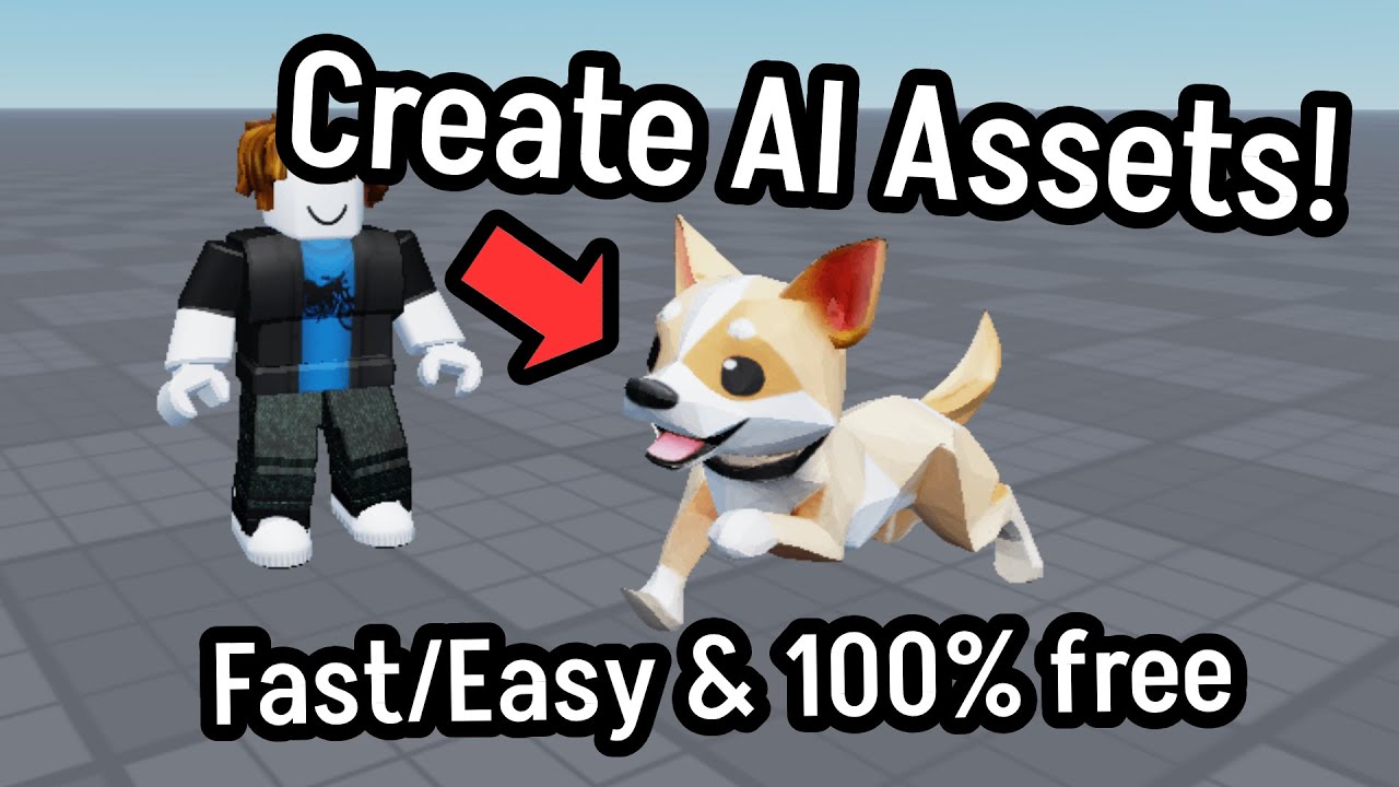 Создавайте ресурсы с помощью ИИ для Roblox Studio (100% бесплатно и быстро)
