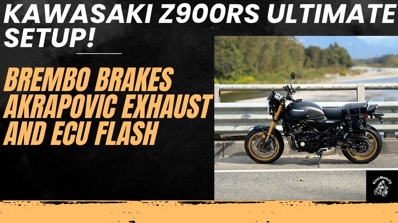 Мотоцикл Z900RS получил тормоза Brembo, тормоза Akrapovic и перепрошивку ЭБУ – стоило ли оно того?
