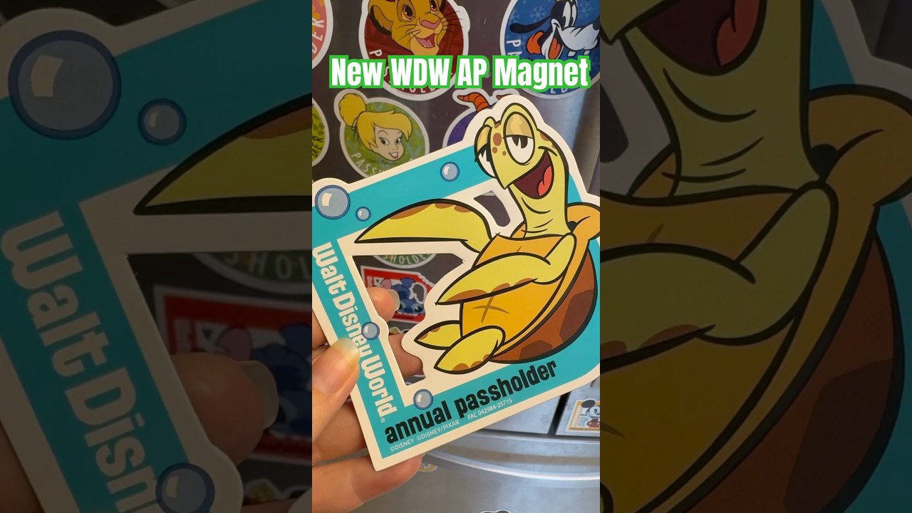 NEW Walt Disney World Annual Passholder Magnet #waltdisneyworld #disneyadult #annualpassholder