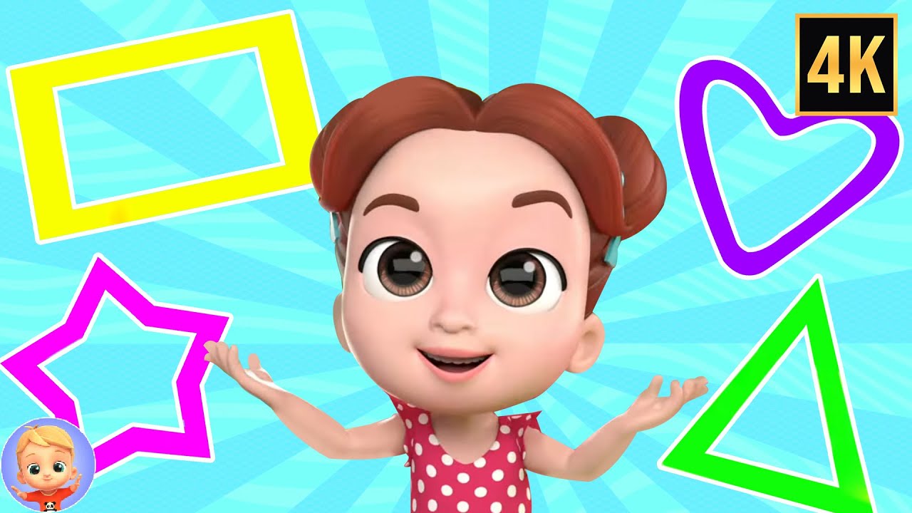 Shapes Song - Educational Learning Video & Nursery Rhyme for Kids