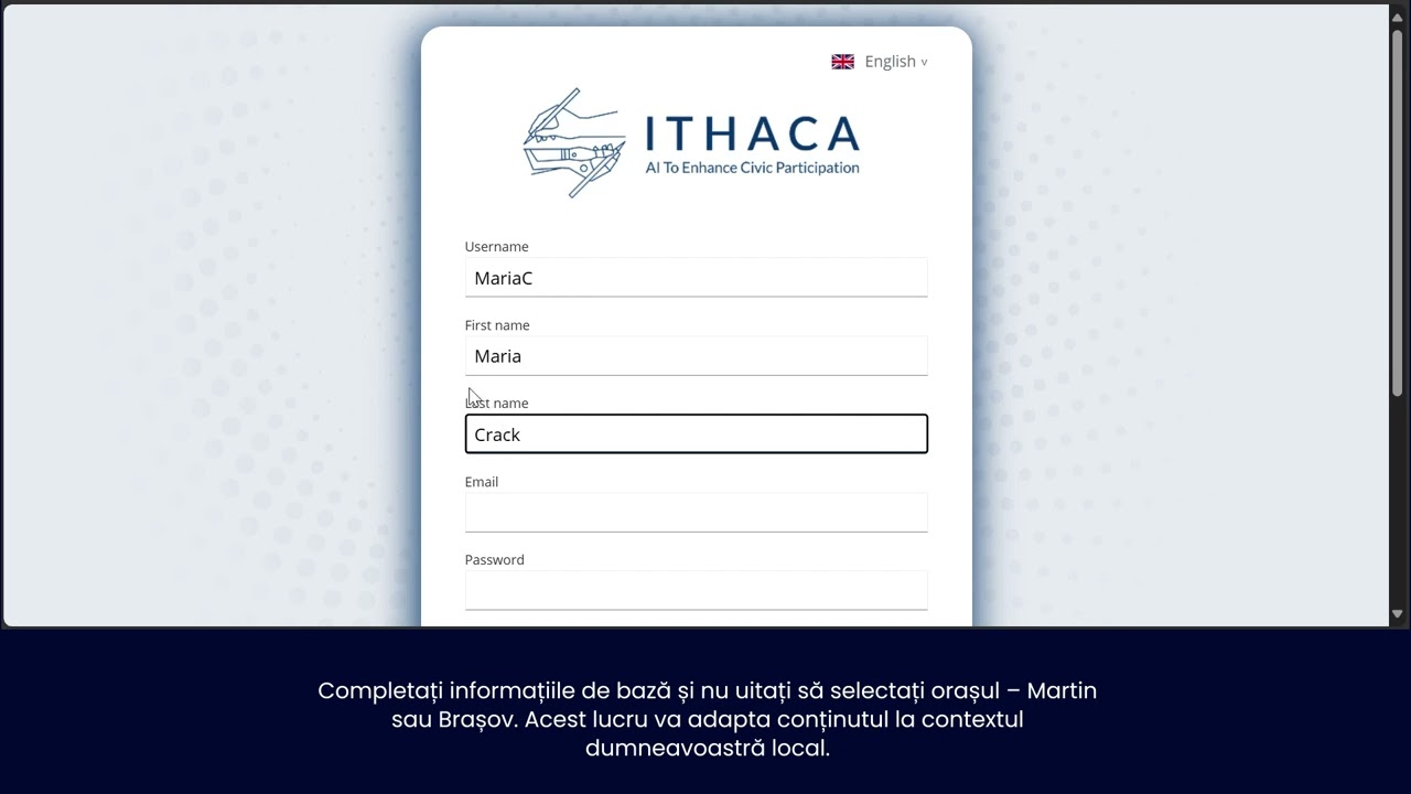 Video 1 Login and Registration RO