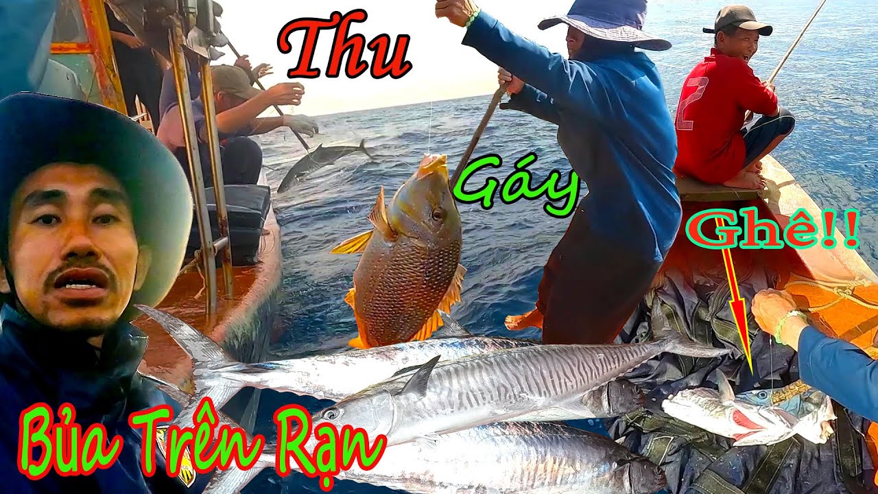 CÂU TAY 17║Bủa Câu Trên Rạn Gặp Cá Thu Bự,Cá Gáy Và Gặp Hiện Tượng Lạ.