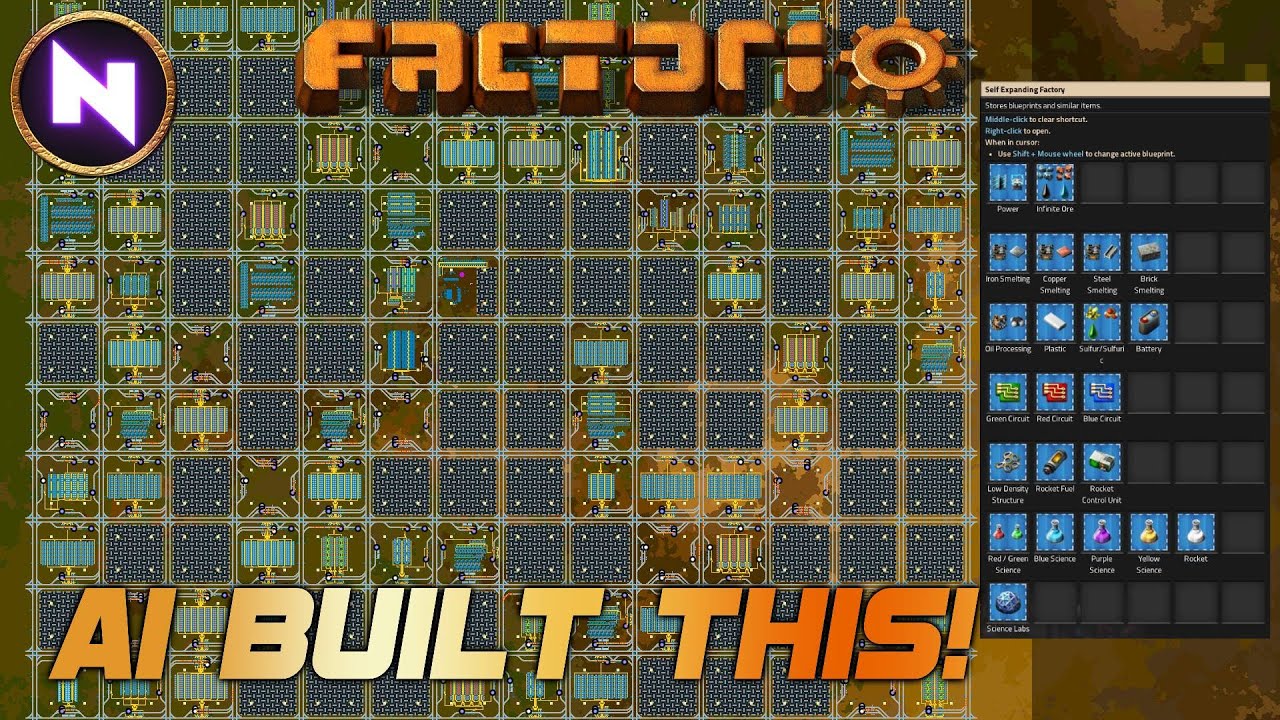 I Built an AI in Factorio ⚙️; Watch How It Plays The Game PERFECTLY! [Timelapse]