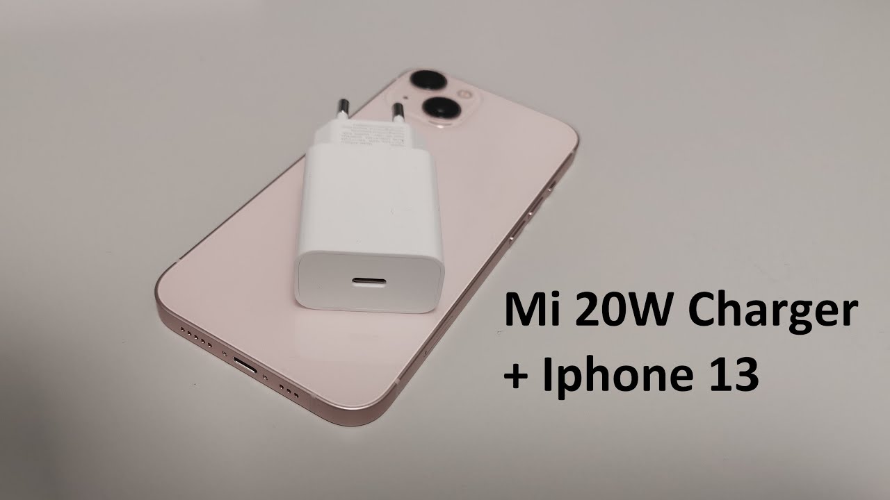 Mi Charger 20 watt + Iphone 13 charging test