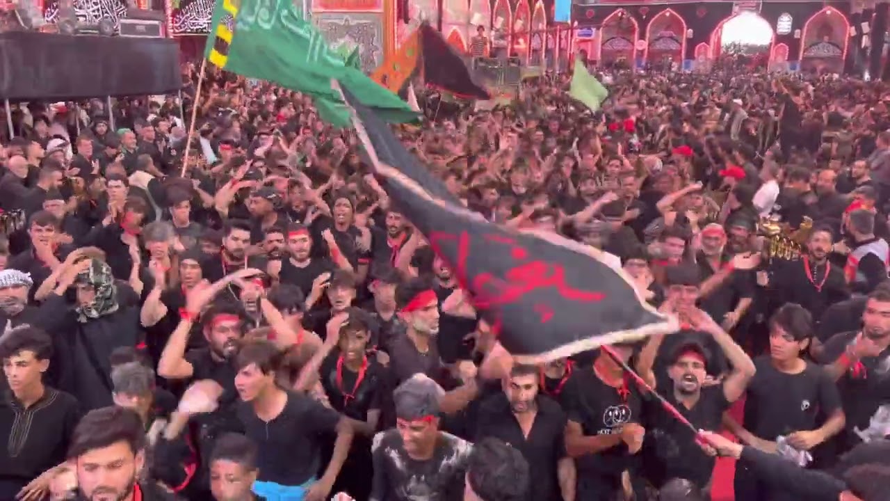 دخوليه موكب الزهراء عليها السلام الى حرم الامام الحسين محرم ١٤٤٤ /