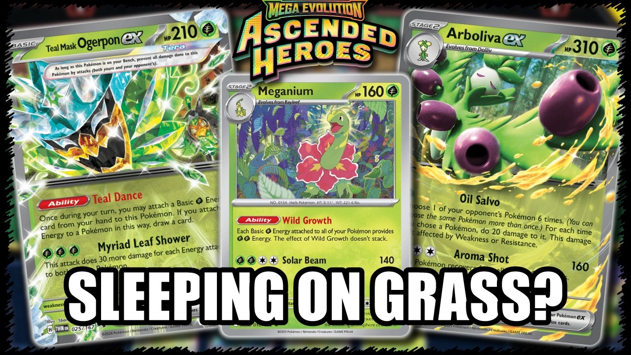 Are we SLEEPING ON GRASS decks? - 2nd Place Fukuoka Inspired Grass Deck | PTCGL Gameplay