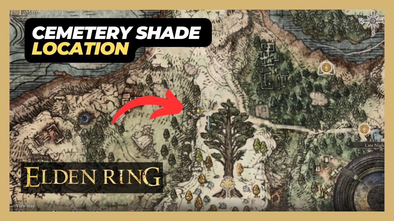Cemetery Shade (Limgrave) Boss Location - Elden Ring