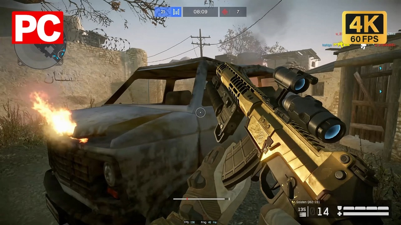 Warface: Clutch (2026) - Multiplayer Gameplay Golden QBZ-191 [4K]