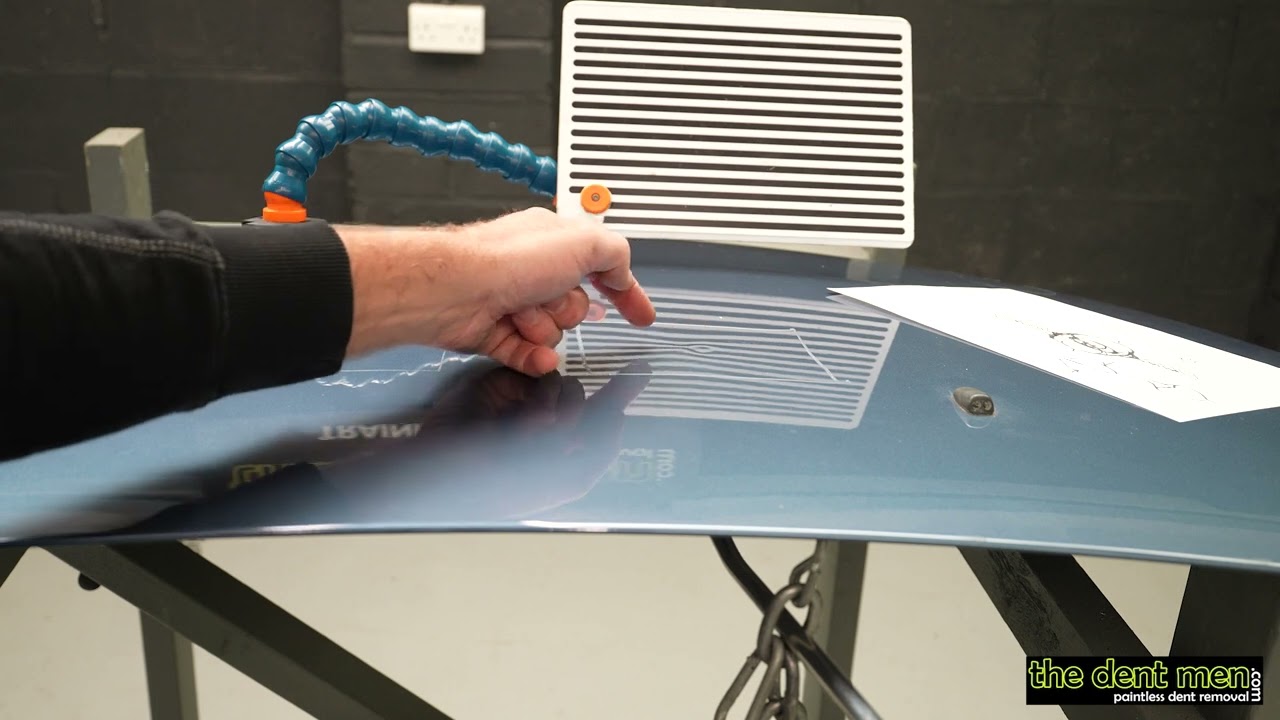PDR Training - how to repair a dent using Paintless Dent Removal