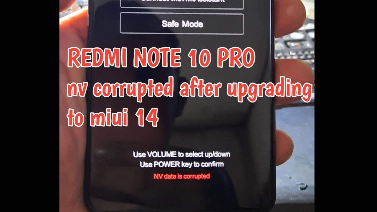 Redmi note 10 pro (sweet) fix nv corrupted miui 14