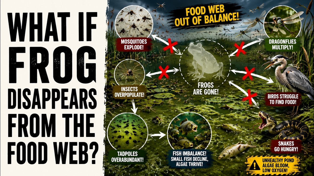 What Happens If Frogs Disappear? | The Pond Food Web Disaster!