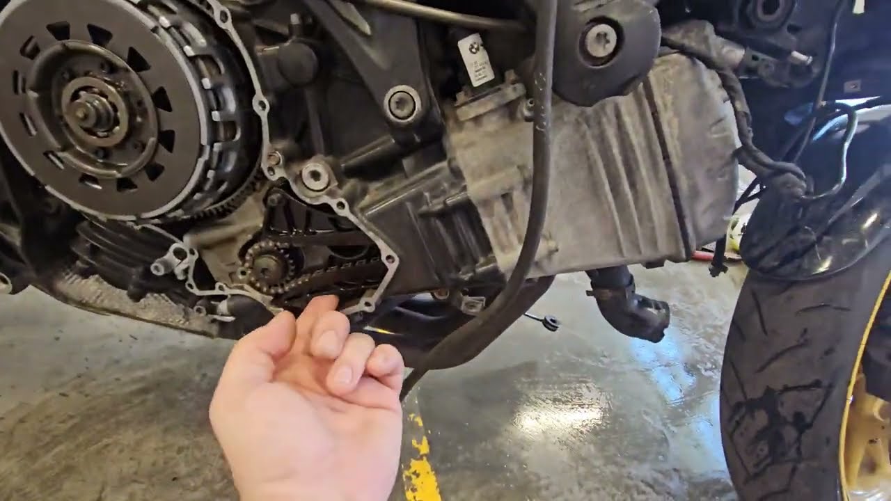 BMW K12000S Wymiana rozrządu timing chain repleacment
