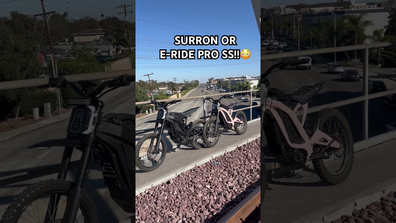 SURRON OR ERIDE PRO SS?!😳 #surron #eridepross #ebike #emoto #lightbee #eride #electric #talaria