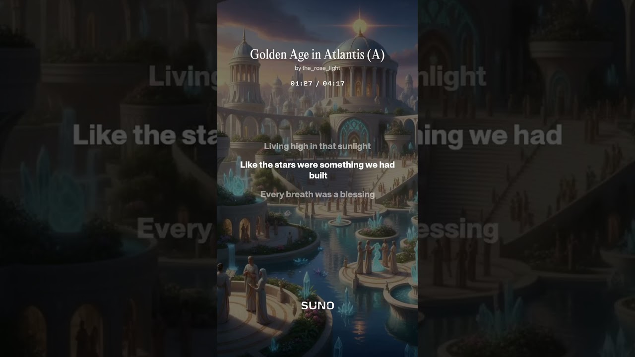 Golden Age in Atlantis (A) #Atlantis #awaken #song