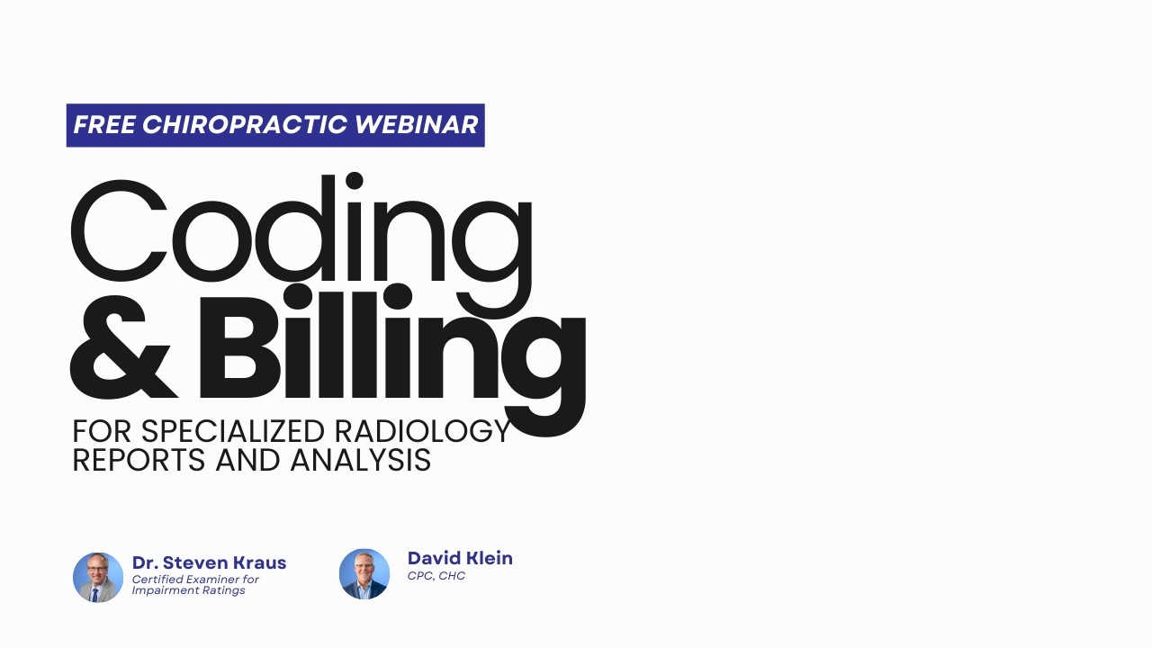 Coding & Billing for Specialized Radiology Reports and AOMSI Analysis