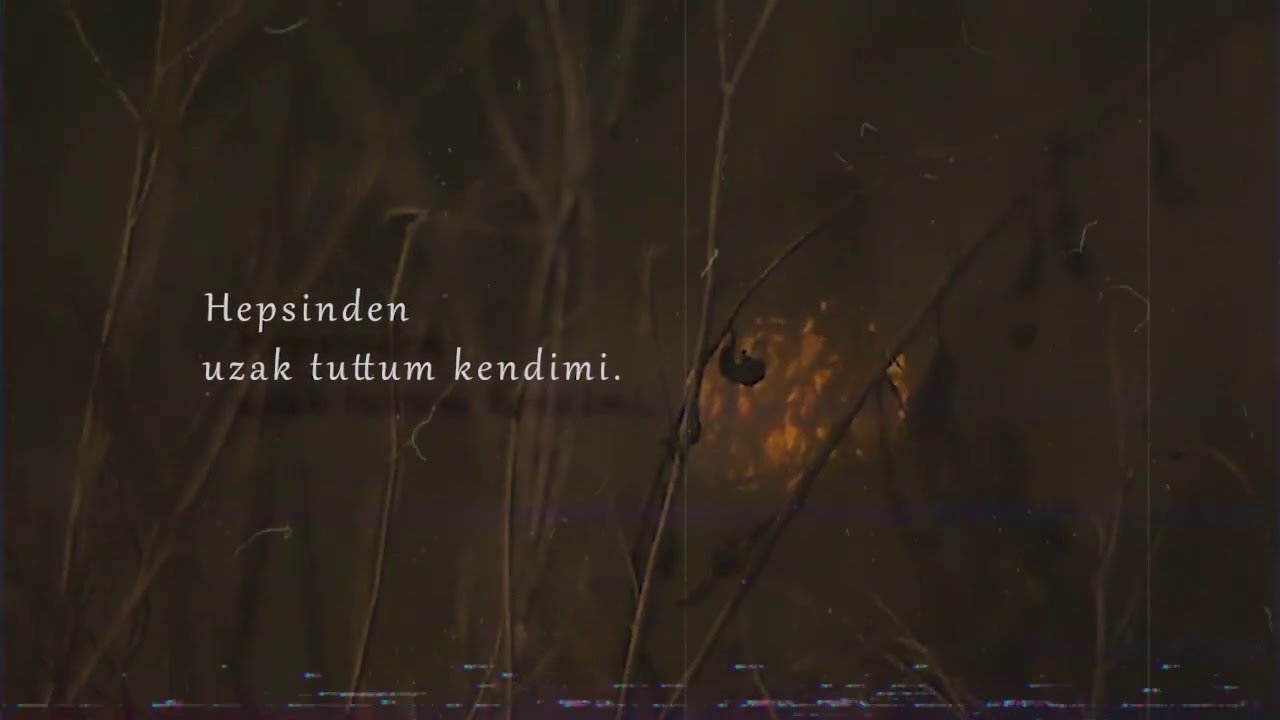 Şekersiz - Uzak Tuttum Kendimi Akustik (Lyric Video)