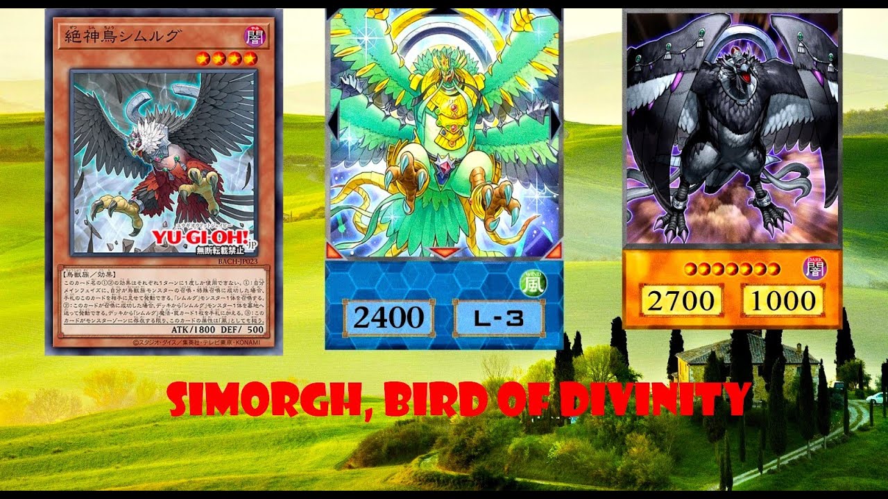 (YGOPRO) Simorgh deck,NEW Simorgh, Bird of Extermination, Battle of Chaos,Proscription