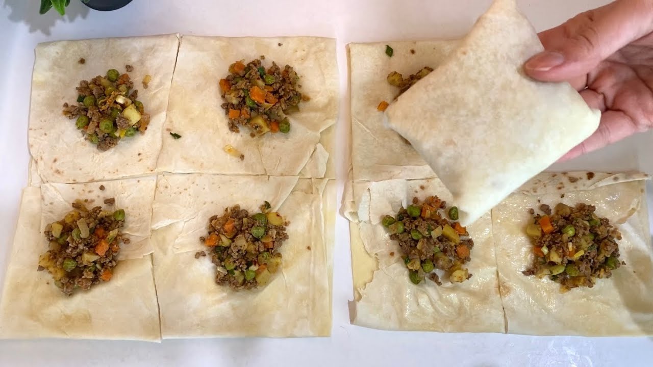 ✅ÇITIRTISININ SIRRI SOSUNDA 😎EL AÇMASI TADINDA KIYMALI BÖREK 😍Börek Tarifleri 🥐Çiçekintarifleri