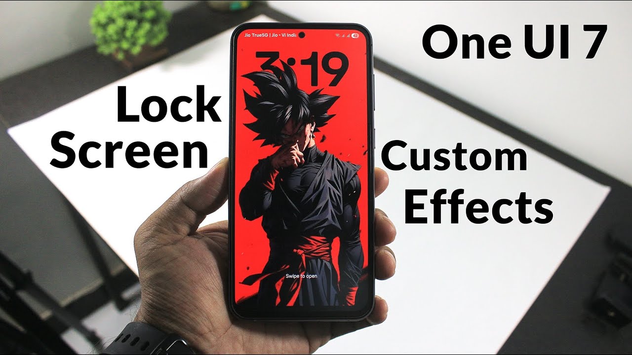 Samsung One UI 7 : Enable Custom Lock Screen Effects On One UI 7