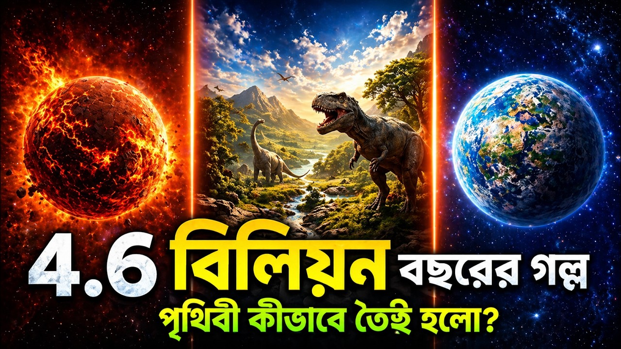পৃথিবী কীভাবে তৈরি হলো? ৪.৬ বিলিয়ন বছরের গল্প