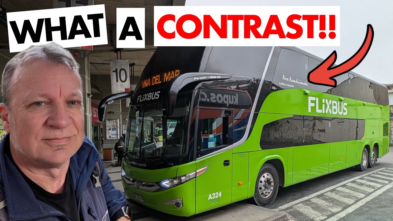 Flixbus in Chile.  What's it like?  Two VERY DIFFERENT Experiences!