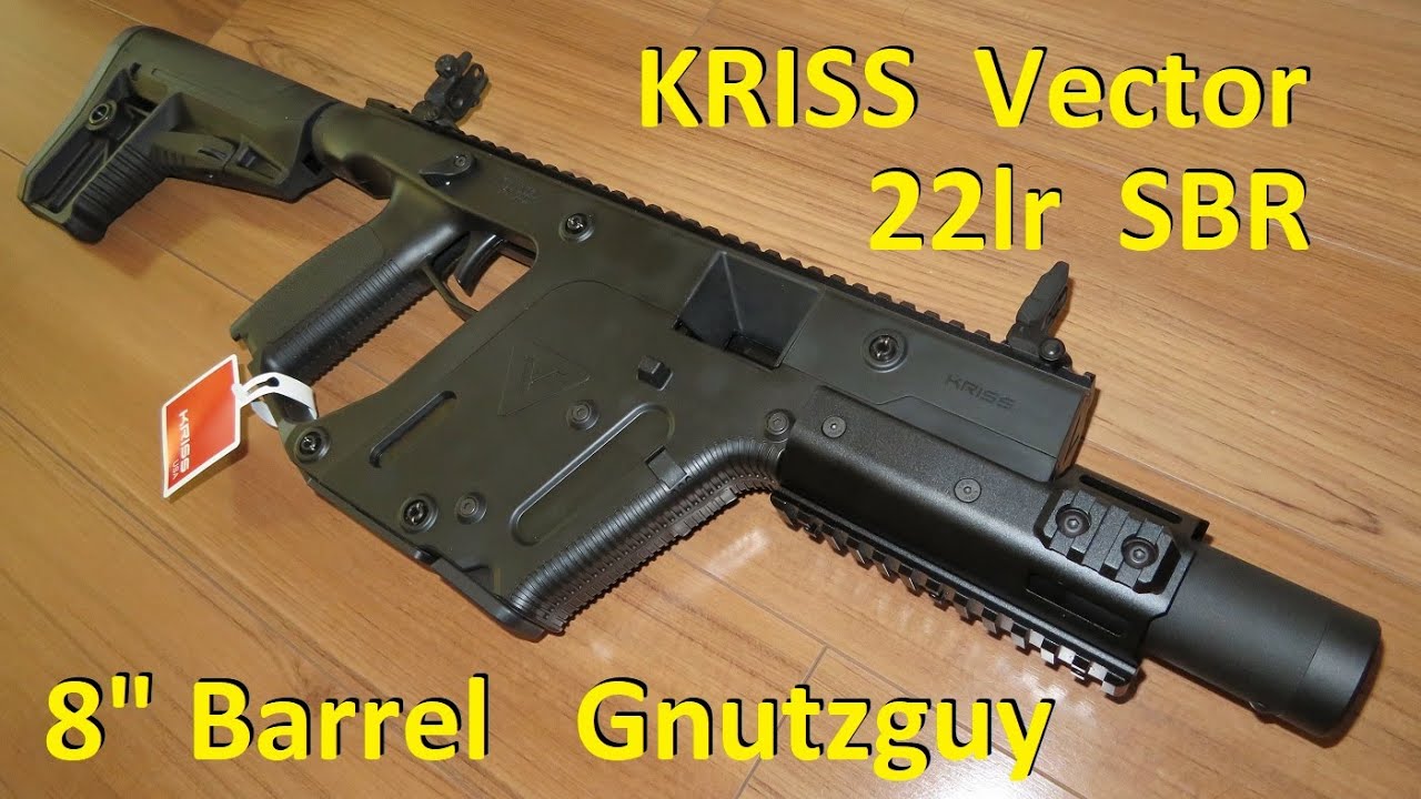 Worth buying? Review KRISS Vector 22lr SBR 8