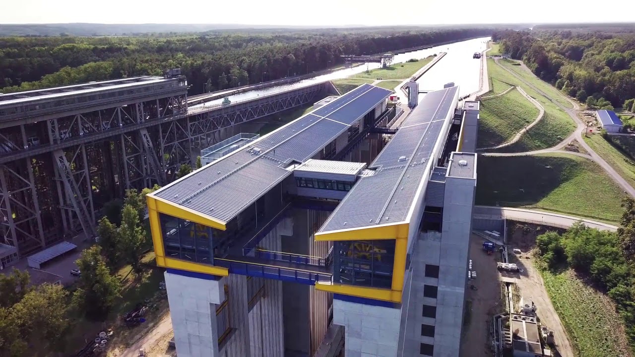 Neues Schiffshebewerk Niederfinow