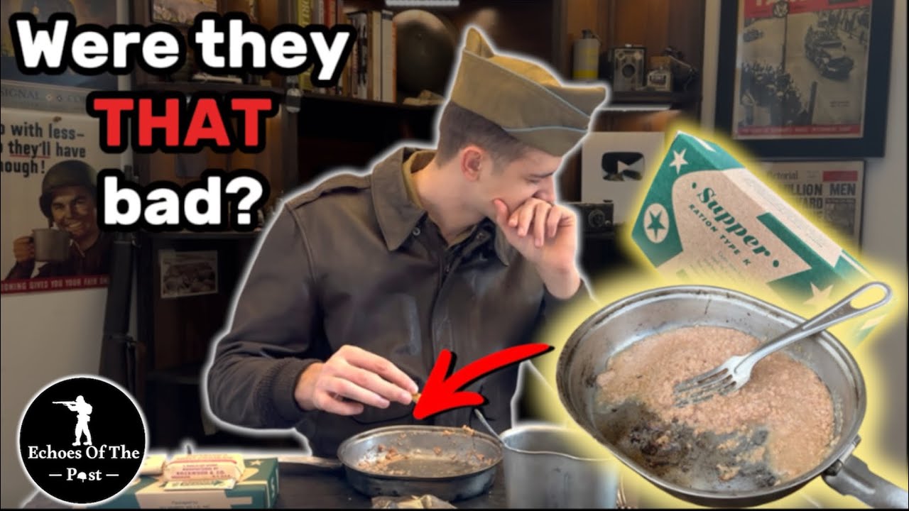 I tried WW2 field rations. Good or bad? | K, C, & D rations 