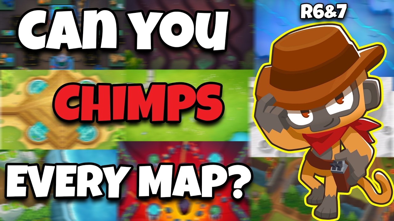 Can You CHIMPS Every Map with ONLY Desperado Start?! BTD6