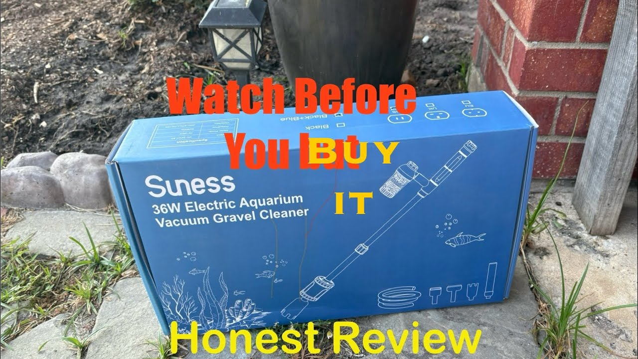 Suness Electric Aquarium Gravel Vacuum Cleaner