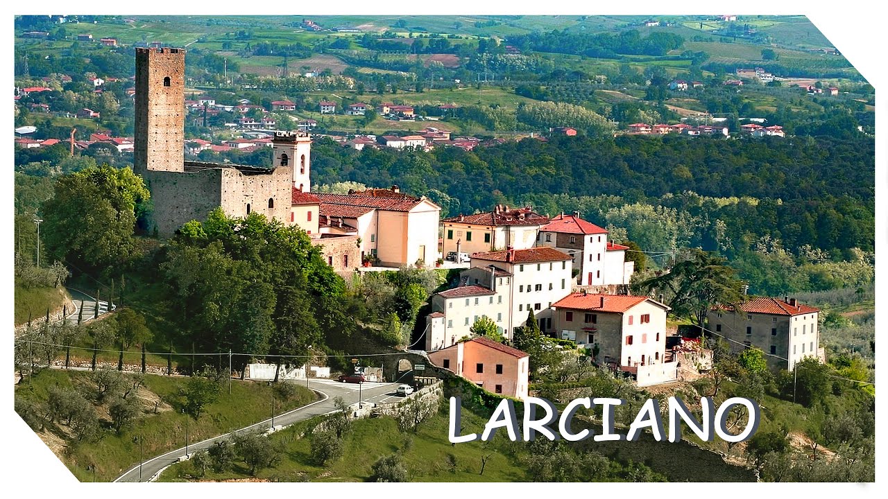 Larciano - Borgo Medievale - Castello Larciano - Pistoia -  4K - Walking and Fly Tour