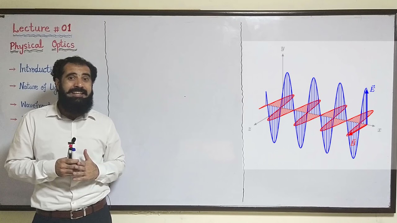 Nature of Light||Wave-front||Huygen's Principle (L1 Physical Optics)||1st year KP, Federal