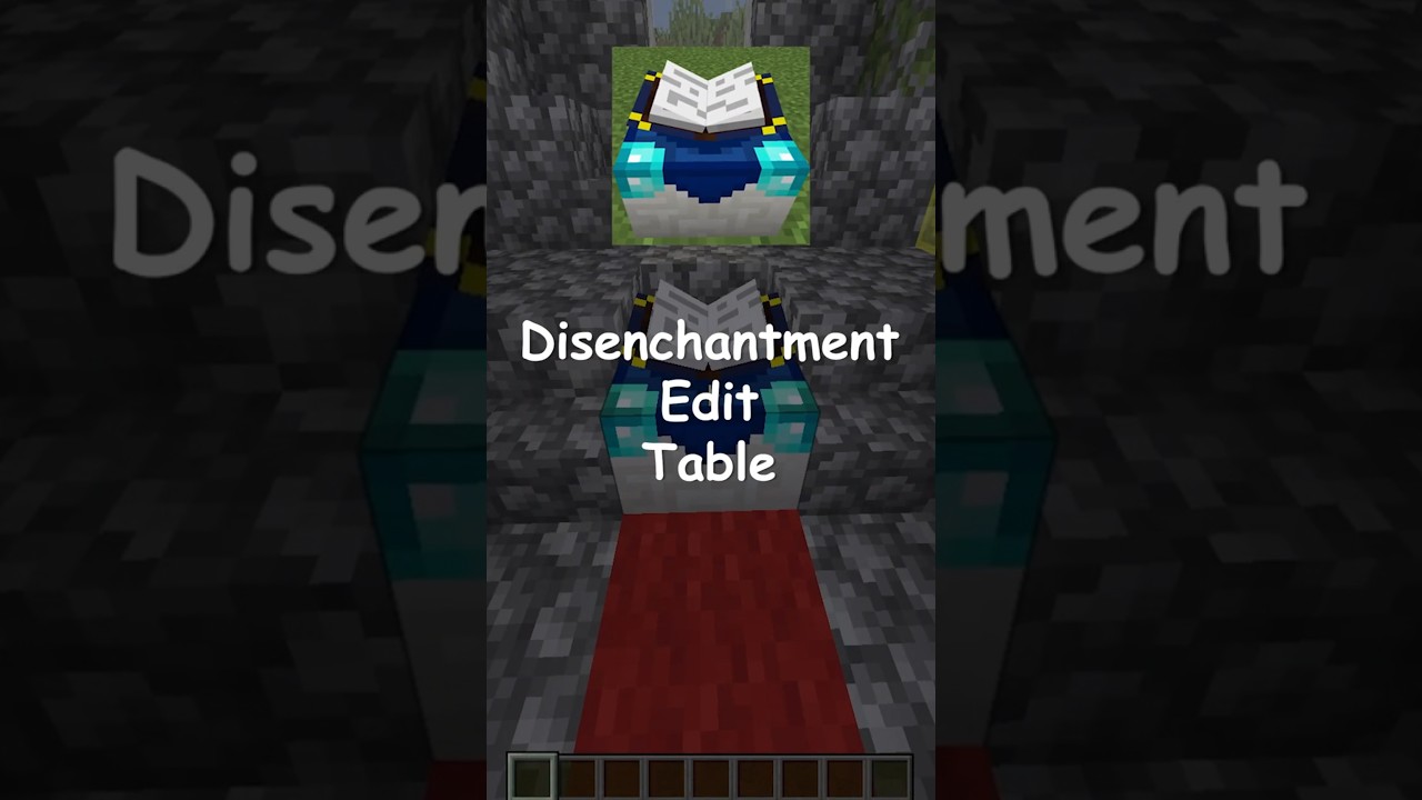 under-rated minecraft mods #4 | disenchantment edit table