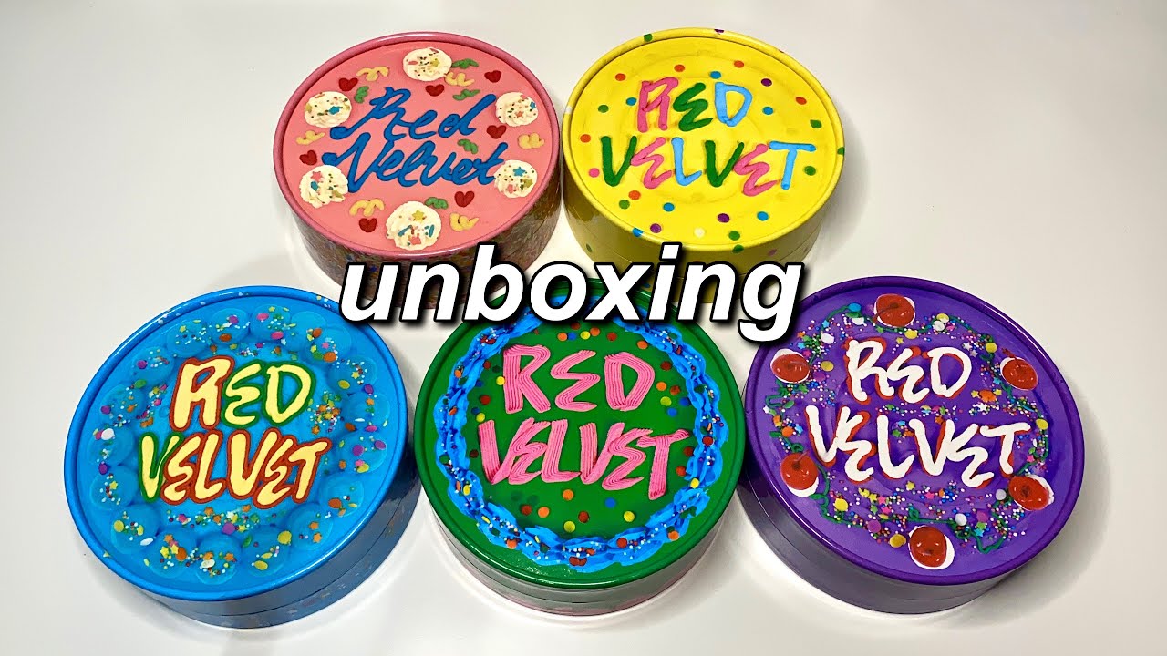 Red Velvet 레드벨벳 ‘Birthday’ Album Unboxing - All 5 Limited Edition Cake Versions [ENG]
