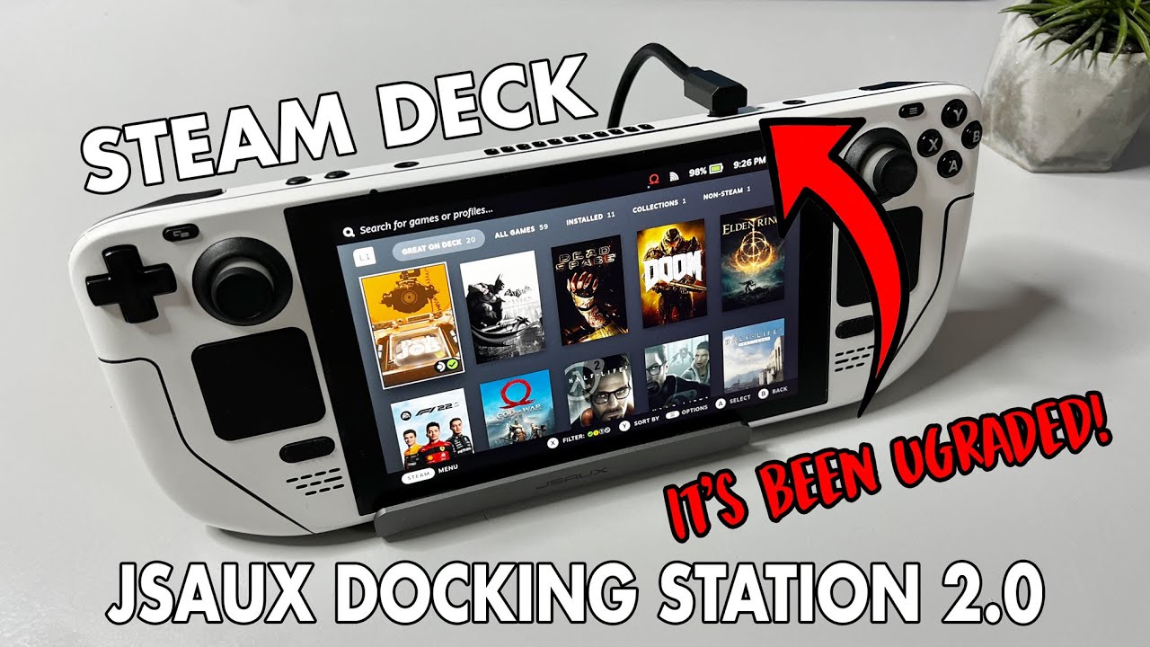 JSAUX 2.0 Steam Deck Dock Unboxing And Review - Best Docking Station Right Now