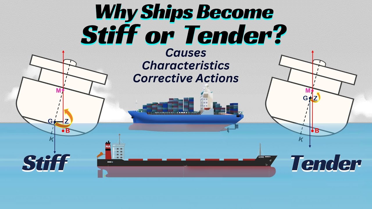 Understanding Stiff and Tender Ships: Causes, Characteristics, and Corrective Actions